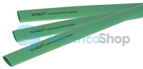 Термоусадочная трубка с клеевым слоем e.termo.pro.12,7.4,2.green, 12,7/4,2, 1м, зеленая p092033 E.NEXT