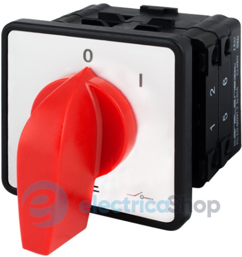 Пакетный переключатель LK63/2.211-SP/45 щитовой, на DIN-рейку, 3p, 0-1, 63А 8817-200 E.NEXT