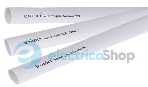 Термоусадочная трубка с клеевым слоем e.termo.pro.12,7.4,2.white, 12,7/4,2, 1м, белая p092031 E.NEXT