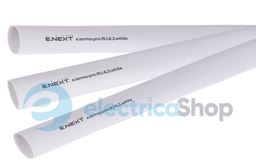 Термоусадочная трубка с клеевым слоем e.termo.pro.19,1.6,3.white, 19,1/6,3, 1м, белая p092043 E.NEXT