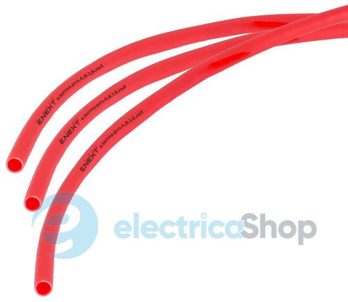 Термоусадочная трубка с клеевым слоем e.termo.pro.4,8.1,6.red, 4,8/1,6, 1м, красная p092011 E.NEXT