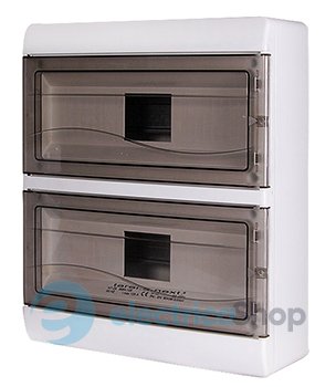 Корпус пластиковый, навесной (NT) 26-модульный, двухрядный, IP 40 6664-126 E.NEXT