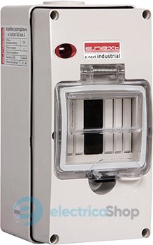 Корпус розподільчий e.industrial.box.4, до 4-х модулів, вологозахищенний, IP65 i0600001 E.NEXT
