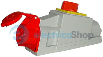 Силова розетка з вим. стаціонарна 3Р+Z, 400V, 32A, IP44, TAREL 065/1