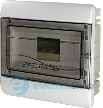 Корпус встраиваемый пластиковый (PT) 9-модульный, однорядный, IP 30 6667-109 E.NEXT