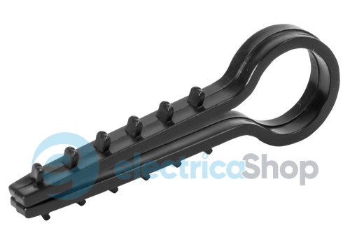 Дюбель ялинка 10 mm для круг. пров. e.metiz.dowel.fir.black.10, чорний 100 шт. E.NEXT m0080029