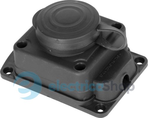 Розетка одинарная с защитной каучуковой крышкой e.socket.rubber.029.1.16, с з/к, 16A, s9100025 E.NEXT