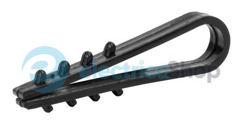 Дюбель ялинка 6 mm для круг. пров. e.metiz.dowel.fir.black.6, чорний 100 шт. E.NEXT m0080033