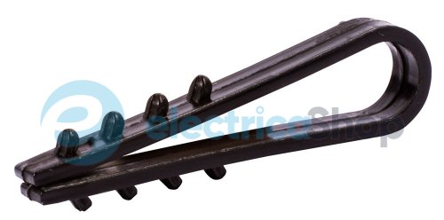 Дюбель ялинка 8 mm для круг. пров. e.metiz.dowel.fir.black.8, чорний 100 шт. E.NEXT m0080034