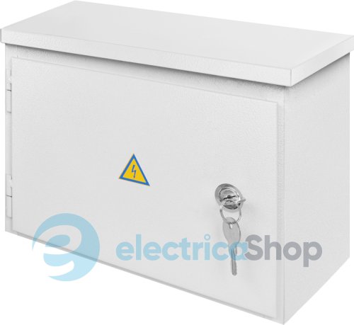 Корпус e.mbox.stand.n.12.z металлический, под 12мод., герметичный IP54, навесной, с замком s0100129 E.NEXT