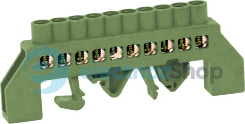 Шина нулевая e.bsi.pro.2.10 в изол. корпусе универсальная зеленая p0650021 E.NEXT