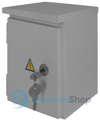 Корпус e.mbox.stand.n.06.z металлический, под 6мод., герметичный IP54, навесной, с замком s0100128 E.NEXT