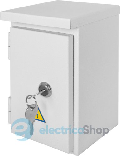 Корпус e.mbox.stand.n.04.z металлический, под 4мод., герметичный IP54, навесной, с замком s0100127 E.NEXT