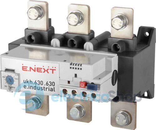 Тепловое реле e.industrial.ukh.630.380.630, номин. ток 630А, диап. регул. 380-630 А i0110019 E.NEXT