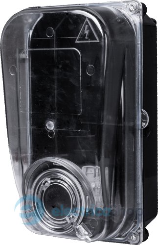 Корпус пластиковый e.mbox.stand.plastic.n.f1.pe прозрачный, под однофазный счетчик, навесной s0110005 E.NEXT