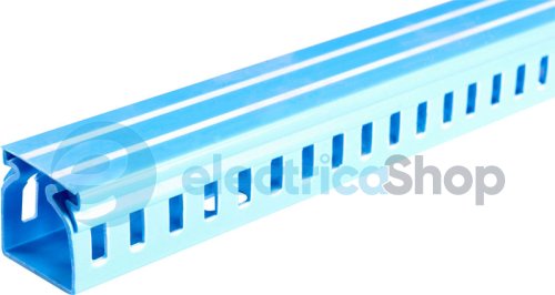 Короб пластиковый перфорированный e.trunking.perf.stand.40.60, 40х60мм, голубой 2м s13033021 E.NEXT