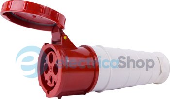 Силовая розетка переносная e.socket.pro.4.125, 4п., 380V, IP67, 125A, (244) p012026 E.NEXT