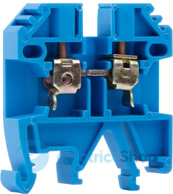 Клеммная колодка наборная на DIN-рейку e.tc.din.pro.2.5.blue, синяя, без крышки p049022 E.NEXT