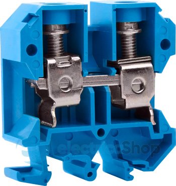 Клемна колодка набірна на DIN-рейку e.tc.din.pro.35.blue, синя, без кришки p049023 E.NEXT