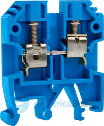 Клеммная колодка наборная на DIN-рейку e.tc.din.pro.4.blue, синяя, без крышки p049024 E.NEXT