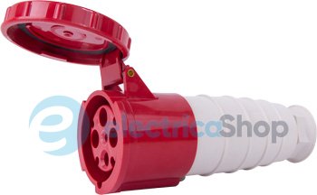 Силовая розетка переносная e.socket.pro.4.63, 4п., 380V, IP67, 63A, (234) p012024 E.NEXT