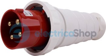 Силовая вилка переносная e.plug.pro.4.125, 4п., 380V, IP67, 125A, (044) p011011 E.NEXT