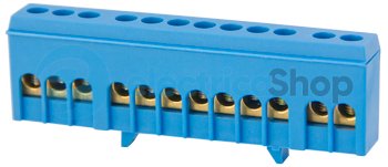 Шина нулевая e.bsi.pro.1.12 на DIN-рейку в изол. корпусе p0650008 E.NEXT