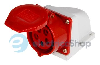 Силовая розетка стационарная e.socket.pro.5.32, 5п., 380V, 32A, (125) p012008 E.NEXT