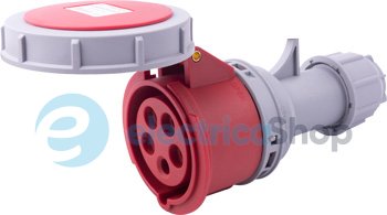 Силовая розетка переносная e.socket.215.16.67, 5п., 400V, 16A, IP67, i082015 E.NEXT