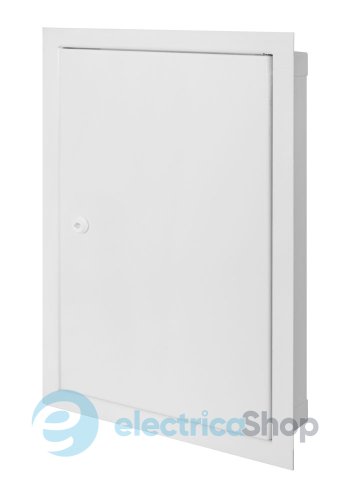 Дверца металлическая ревизионная e.mdoor.stand.400.500.z 400х500м c замком s0100085 E.NEXT