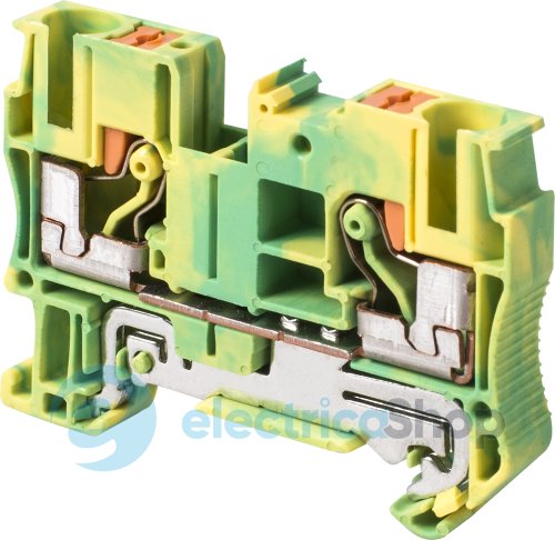 Набірна клемна колодка заземлення на DIN-рейку e.tc.z.din.spring.6 s070015 E.NEXT