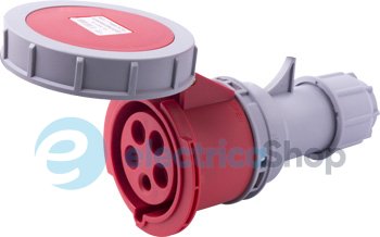 Силовая розетка переносная e.socket.225.32.67, 5п., 400V, 32A, IP67, i082018 E.NEXT