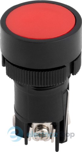 Кнопка пластиковая с фиксацией e.mb.eh145 красная 1NO+1NC p0810129 E.NEXT