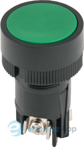 Кнопка пластиковая без фиксации e.mb.ea135 зеленая 1NO+1NC p0810131 E.NEXT