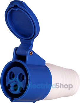 Силовая розетка переносная e.socket.pro.3.32, 3п., 230V, 32A, (223) p012019 E.NEXT