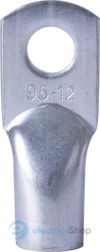Медный луженый кабельный наконечник e.end.stand.jg.95мм.кв. M12мм L=63мм E.NEXT s077008