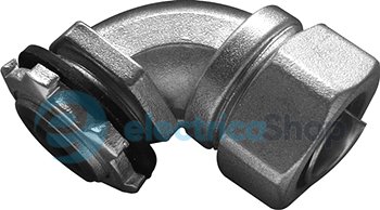 Ввід кутовий e.met.angle.stand.sldx.32 для металорукава 32мм(1.1/4") s046005 E.NEXT