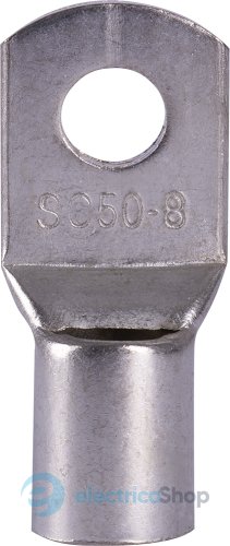 Медный луженый кабельный наконечник e.end.stand.c.50мм.кв. M10мм L=43мм E.NEXT s19023