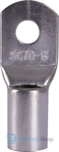 Медный луженый кабельный наконечник e.end.stand.c.70мм.кв. M8мм L=50мм E.NEXT s19024