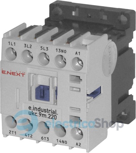 Контактор e.industrial.ukc.9M.220, 9А, 220В, no, малогабаритный i.0090017 E.NEXT