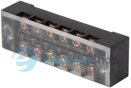 Клеммная колодка защищена e.tc.protect.15.6, 15А, 6 полюсов p056003 E.NEXT p056003 E.NEXT