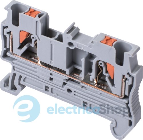 Клеммная колодка наборная на DIN-рейку e.tc.din.spring.2,5 s070002 E.NEXT