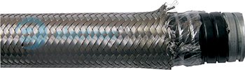 Металорукав e.met.sleeve.stand.proof.braid.38 ізольований, в металевій оплітці (30м) s050006 E.NEXT (25 метрів)