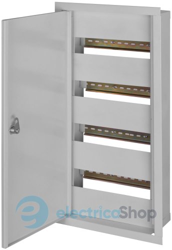 Корпус e.mbox.stand.w.48.z металлический, под встраиваемый 48 мод. с замком s0100125 E.NEXT