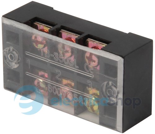 Клеммная колодка защищена e.tc.protect.35.3, 35А, 3 полюса p056011 E.NEXT p056011 E.NEXT