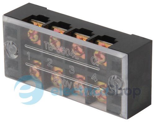 Клеммная колодка защищена e.tc.protect.35.4, 35А, 4 полюса p056012 E.NEXT p056012 E.NEXT
