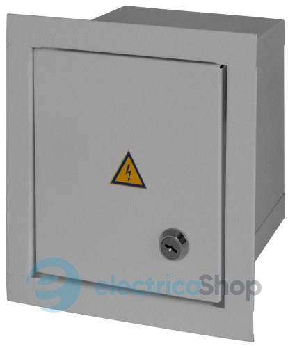 Корпус e.mbox.stand.w.06.z металлический, под 6 встраиваемых мод. с замком s0100018 E.NEXT