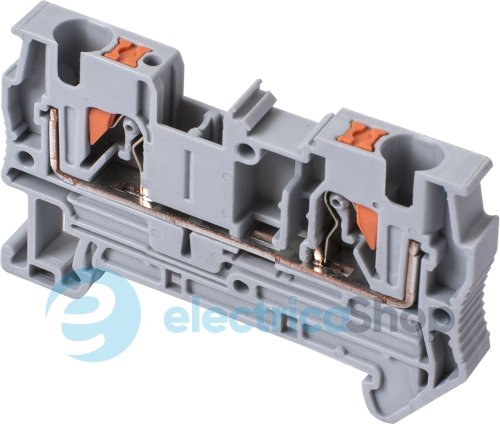 Клеммная колодка наборная на DIN-рейку e.tc.din.spring.4 s070003 E.NEXT
