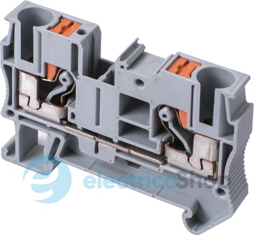 Клеммная колодка наборная на DIN-рейку e.tc.din.spring.6 s070004 E.NEXT