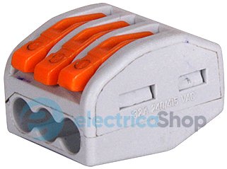 Клемна колодка e.lc.pro.pl.3 з натискним важелем p0660002 E.NEXT